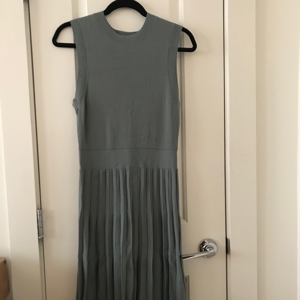 Pleated h&m midi knit dress size L